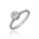 Fehér arany gyűrű 53-as méret - B15409_4I